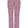 Keala Violet Floral Cutout Trousers