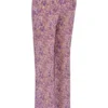Keala Violet Floral Cutout Trousers