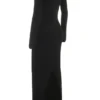 Keeya Black Knit Maxi Dress