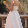 Kelly White Corset Midi Sundress