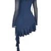 Kiki French Navy Ruffle Mini Dress