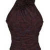 Kyra Cocoa Halter Top