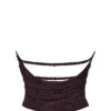 Kyra Cocoa Halter Top