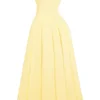 Lady Sunshine Strapless Tulle Midi Dress
