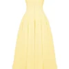 Lady Sunshine Strapless Tulle Midi Dress