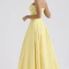 Lady Sunshine Strapless Tulle Midi Dress