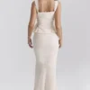 Lana Vintage Cream Cotton Broderie Anglais Maxi Skirt