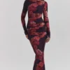 Lanetta Romantic Floral Maxi Dress