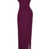 Lani Merlot Corset Maxi Dress