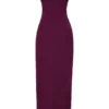 Lani Merlot Corset Maxi Dress