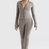 Laurel Smoke High Waisted Trousers