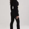 Layla Black V-Front Trousers