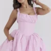 Le Puff Cotton Candy Cotton Tulle Mini Dress