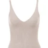 Leigh Biscuit Wool Cashmere Camisole Top