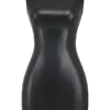 Leola Black Vegan Leather Mini Dress