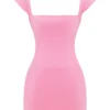 Leonida French Pink Corset Mini Dress