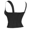 Liberty Black Satin Corset