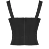 Liberty Black Satin Corset