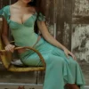 Lila Jade Ruffle Maxi Skirt