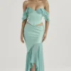 Lila Jade Ruffle Maxi Skirt