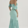 Lila Jade Ruffle Maxi Skirt