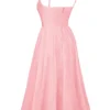 Lolita Rose Pink Cotton Corset Sundress