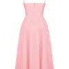 Lolita Rose Pink Cotton Corset Sundress