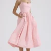 Lolita Rose Pink Cotton Corset Sundress