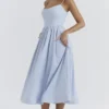 Lolita Soft Blue Corset Sundress