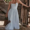 Lolita Soft Blue Corset Sundress