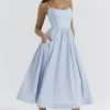 Lolita Soft Blue Corset Sundress