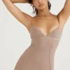 Loren Latte Corset Maxi Dress