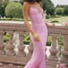 Loren Pink Maxi Dress