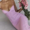 Loren Pink Maxi Dress