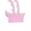 Lorena Pink Floaty Cropped Top