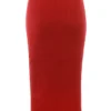 Lourdes Scarlet Cashmere Blend Maxi Skirt