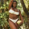 Capri Vanilla High Leg Bikini Bottom