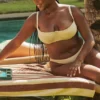 Lourdes Vanilla Underwired Bikini Top