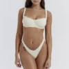 Capri Vanilla High Leg Bikini Bottom