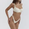 Capri Vanilla High Leg Bikini Bottom
