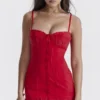 Luci Cherry Corset Dress