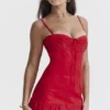 Luci Cherry Corset Dress