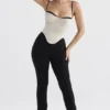 Luette Beige Satin Underwired Corset