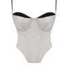 Luette Beige Satin Underwired Corset