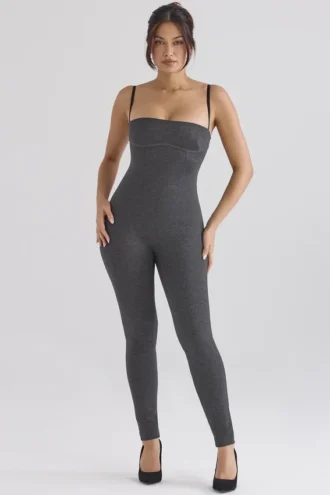 Luisa Charcoal Loungewear Jumpsuit