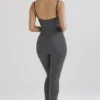 Luisa Charcoal Loungewear Jumpsuit