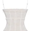 Lula Ivory Sequin Pleat Corset