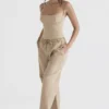 Luna Camel Cargo Trousers