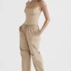 Luna Camel Cargo Trousers