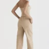 Luna Camel Cargo Trousers
